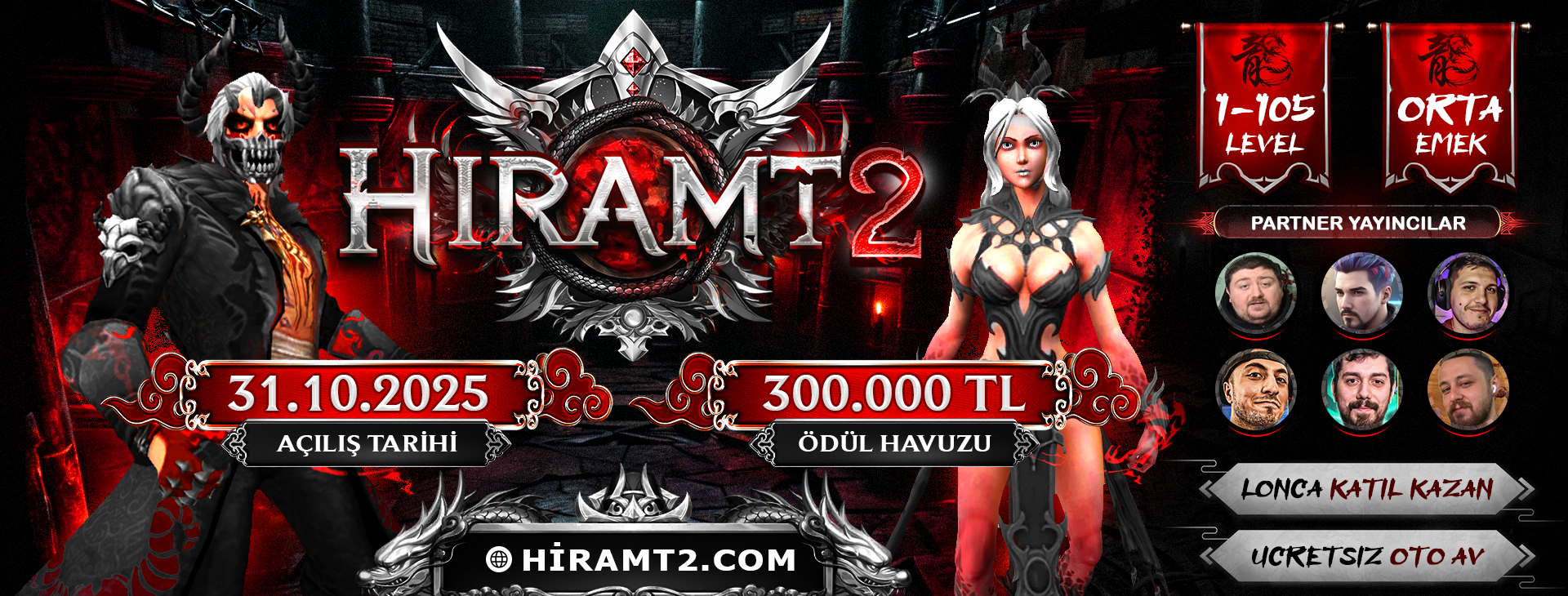 Hiramt2 - Metin2 Orta Emek Server Banner