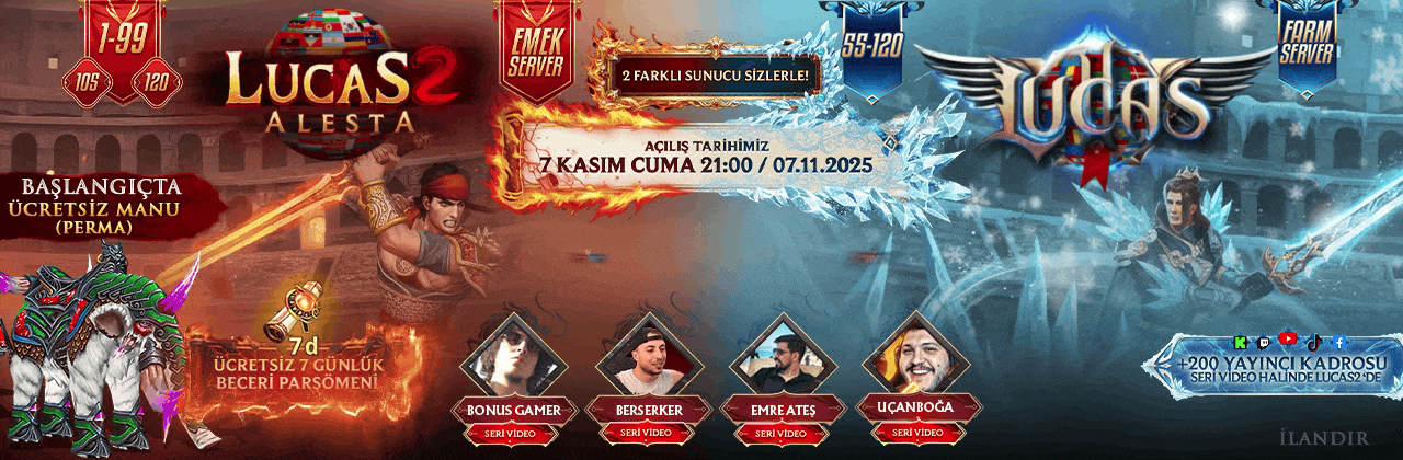 Lucas2 - Metin2 Farm Server Banner