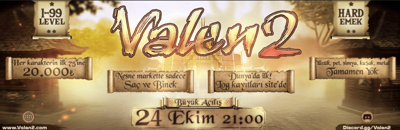 Valen2 - Metin2 Farm Server Banner