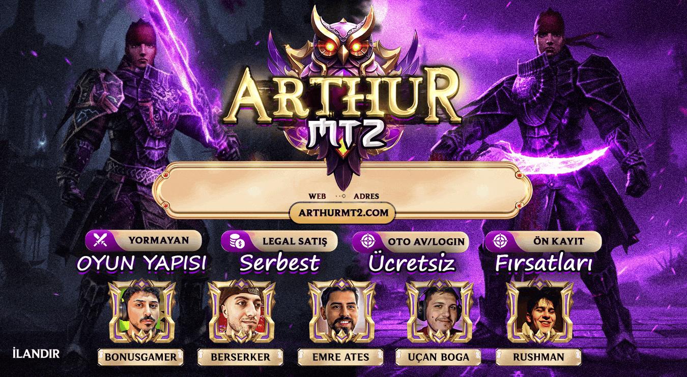 Arthurmt2 - Metin2 Orta Emek Server Banner