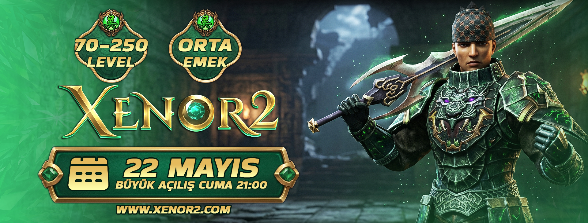 Xenor2 - Metin2 Orta Emek Server Banner